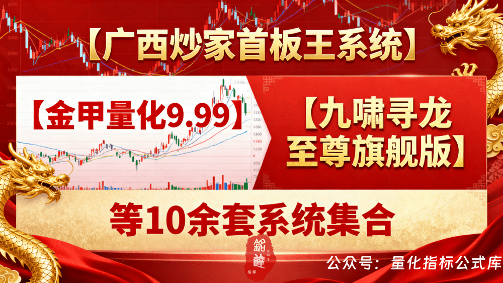 【广西炒家首板王系统】【金甲量化9.99】【九啸寻龙至尊旗舰版】等10余套系统集合在一起 方便很多啊